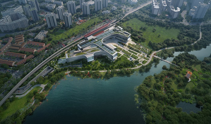 Руководство Science Center и специалисты Zaha Hadid Architects, Architects 61 представили дизайна нового Научного центра в Сингапуре (концепт Science Center). | Фото: archdaily.com.