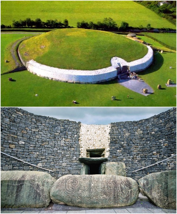 Курган Ньюгрейндж – самое древнее и самое таинственное сооружение в мире (Ирландия).