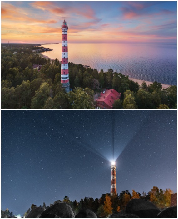 Осиновецкий маяк входит в десятку самых высоких навигационных башен мира.