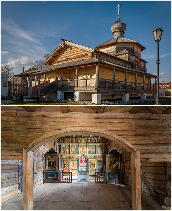 Троицкая церковь – самый древний храм на остров-граде Свияжск (Республика Татарстан).