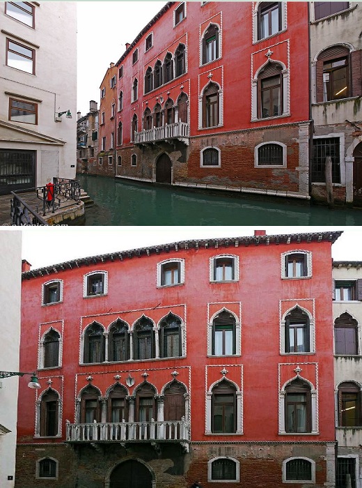 Палаццо Брагадин в районе Санта-Кроче Пьер Карден приобрел в 60-х годах прошлого века (Венеция, Италия).