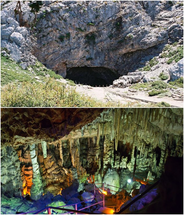 Диктейскую пещеру на плато Лассити решили превратить в святилище всемогущего бога Зевса (остров Крит, Греция).