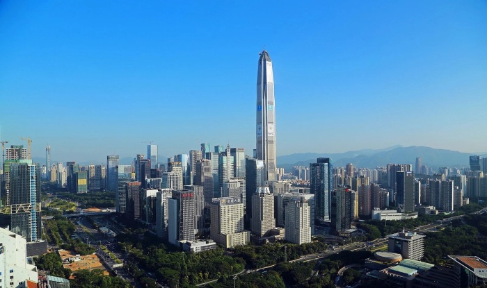 Международный финансовый центр Ping An — комплекс зданий, включающий 599-метровый небоскреб (Китай). | Фото: russian.cgtn.com.