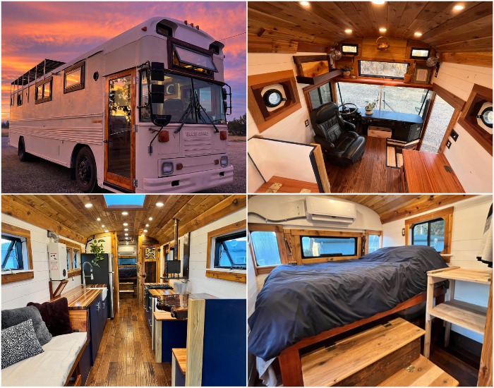 Переоборудованный автобус станет началом приключений кочевой жизни. Переоборудованный автобус станет началом приключений кочевой жизни.