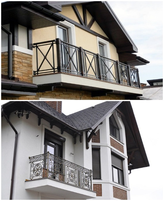 Эти архитектурные элементы с уверенностью можно назвать балконами.