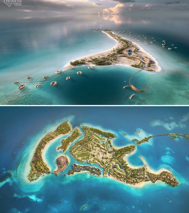 Проект «Красное море» охватывает сразу несколько островов. Проект «Красное море» охватывает сразу несколько островов.