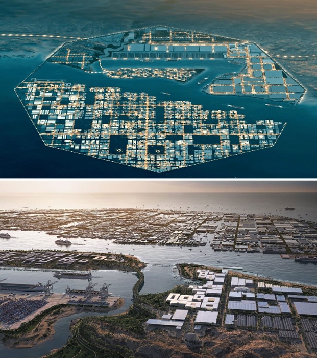 Плавучий город Oxagon – новая эра в промышленности и организации городского сообщества. Плавучий город Oxagon – новая эра в промышленности и организации городского сообщества.