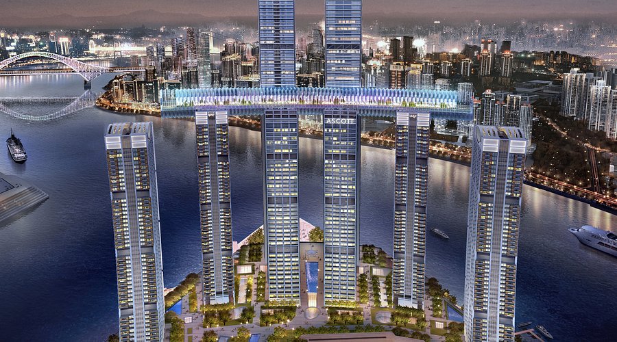 «Кристальный небесный мост» – главные ворота города. «Кристальный небесный мост» – главные ворота города.