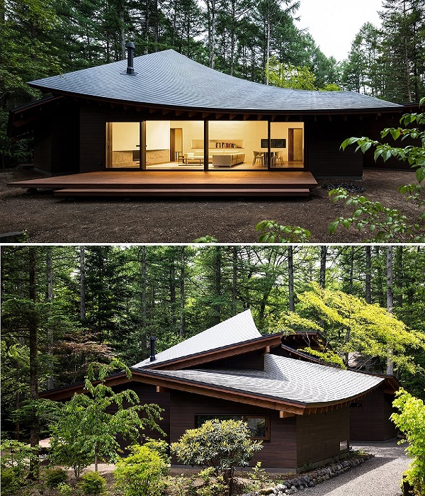Вилла «Четыре листа» – яркий пример органической архитектуры и японского минимализма (Каруидзава, Япония).