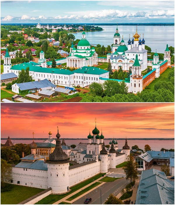 Красота и историческое величие древнейшего города России сохранились в уникальных архитектурных шедеврах (Ростов Великий).