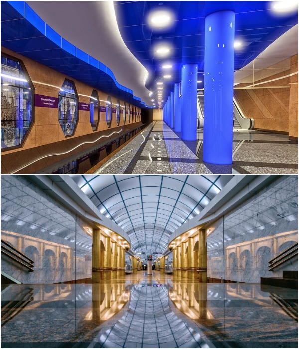 Станции метро Санкт-Петербурга сможет впечатлить любого.