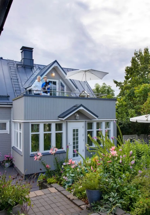 Столетний дом, который преобразовали Яри и Мик, зрители MTV признали самым красивым загородным коттеджем Финляндии 2023 года (Эспоо). | Фото: kotijakeittio.fi.