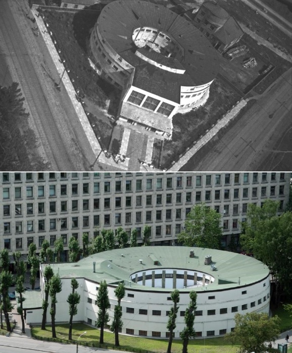Круглая баня – легендарный памятник ленинградского конструктивизма.