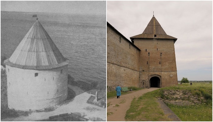 Государева башня — один из интереснейших и лучших образцов фортификационных сооружений (Шлиссельбургская крепость). 