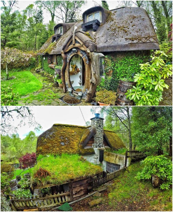 Сказочная эстетика домика в Шотландии навеяна произведениями Дж. Р.Р. Толкина.