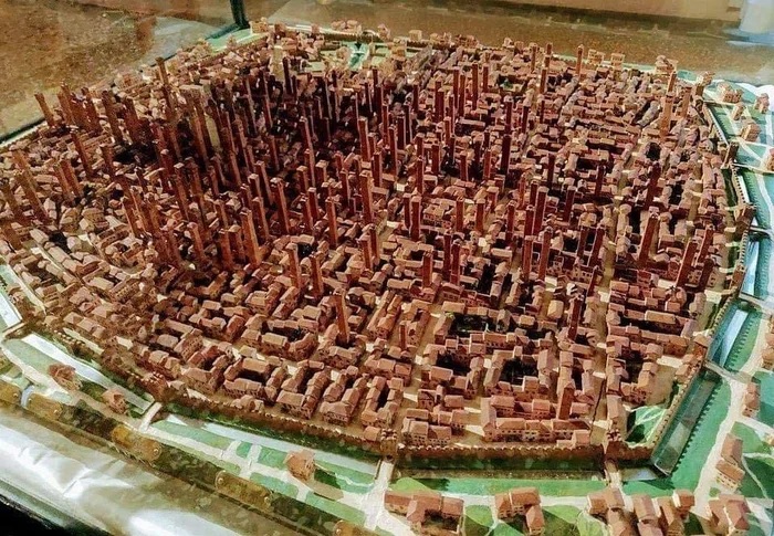 Цифровая модель средневековой Болоньи напоминает теперешний вид Манхэттена. | Фото: m.technologijos.lt.