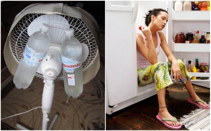 Спастись от жары можно разными способами был бы холодильник и электричество в доме. 