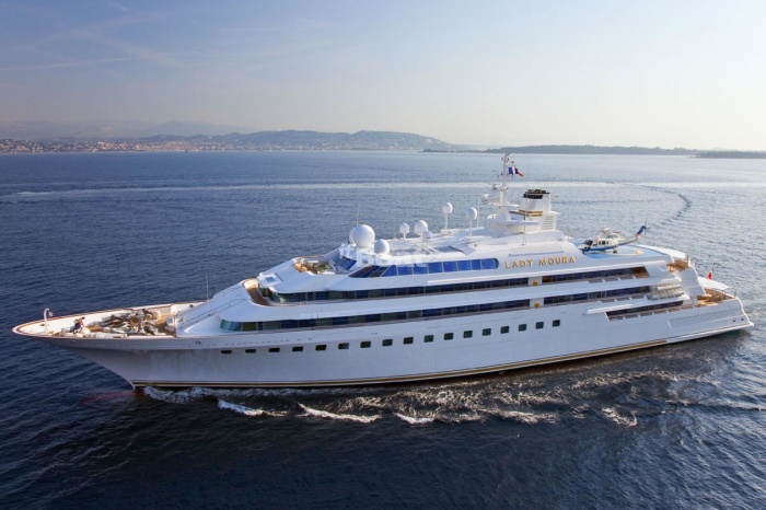 Суперяхта Lady Moura – одна из самых больших и роскошных яхт мира. | Фото: itboat.com.