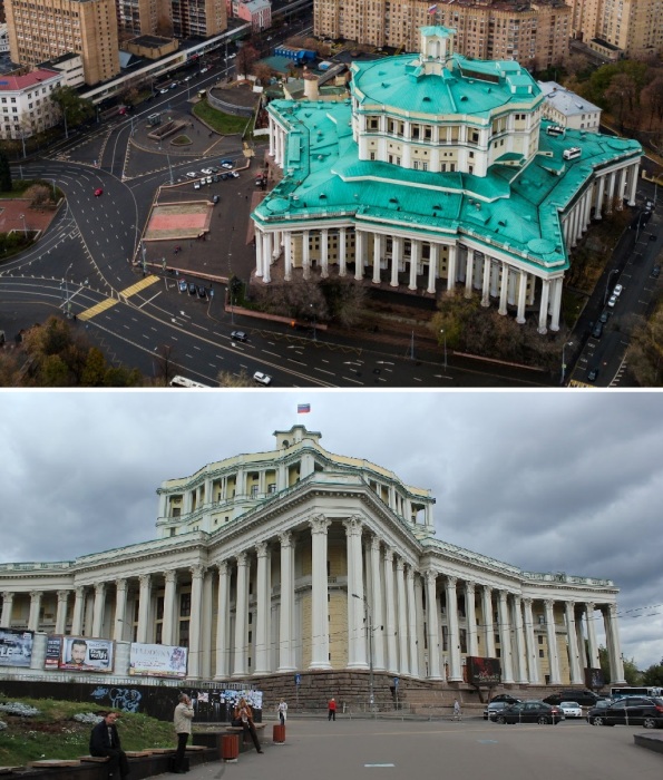 Театр Советской Армии был построен в стиле сталинского ампира (Москва). 