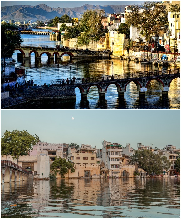 Удайпур — удивительнейший город Индии в окружении голубых озер и цветущих садов (Индия).