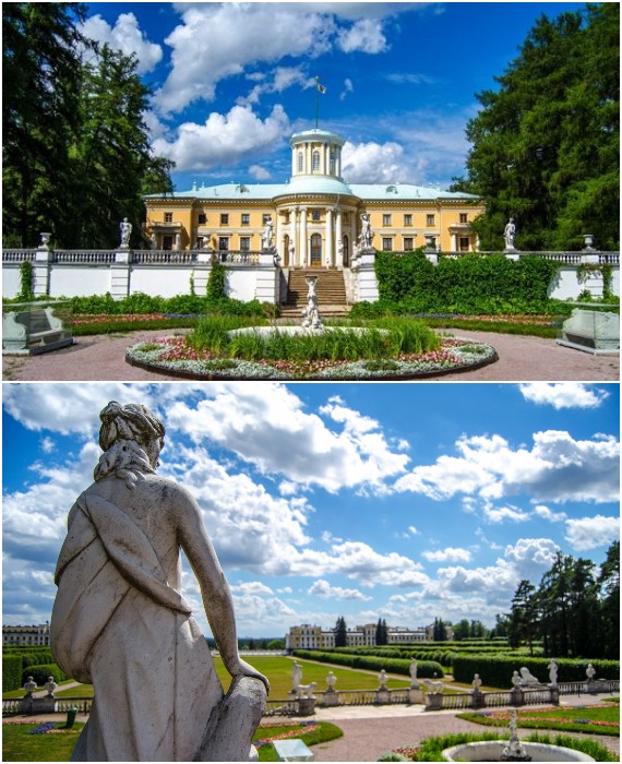 Усадьба Архангельское в Подмосковье – одна из самых прекрасных резиденций, которую не раз сравнивали с загородными дворцами царей. 