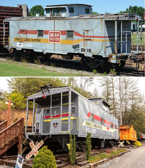 Старый служебный вагон превратили в уютный гостевой дом. Старый служебный вагон превратили в уютный гостевой дом.