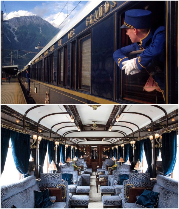 Прежде, чем состоятельные пассажиры смогли путешествовать в такой роскоши и комфорте, прошло немало времени (The Orient Express).
