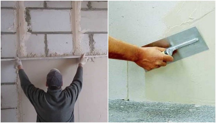 Доверьте выравнивание стен профессионалом, они с этой задачей справятся быстро и качественно.