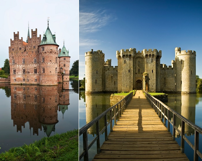 Первые замки появились в раннем Средневековье для защиты накопленного богатства феодалами и князьями.