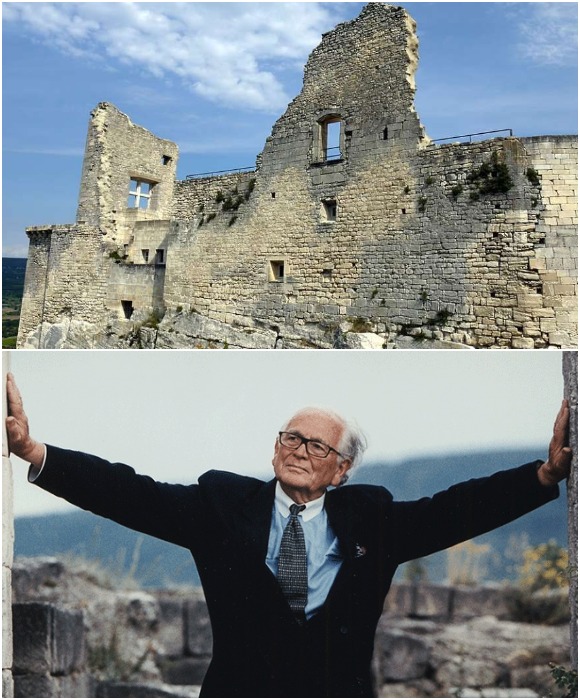 В начале 2000-х Пьер Карден приобрел не только руины замка, но и пустующие дома в деревне, несколько ферм и угодья (Castle Marquis de Sade’s Lacoste, Франция). 