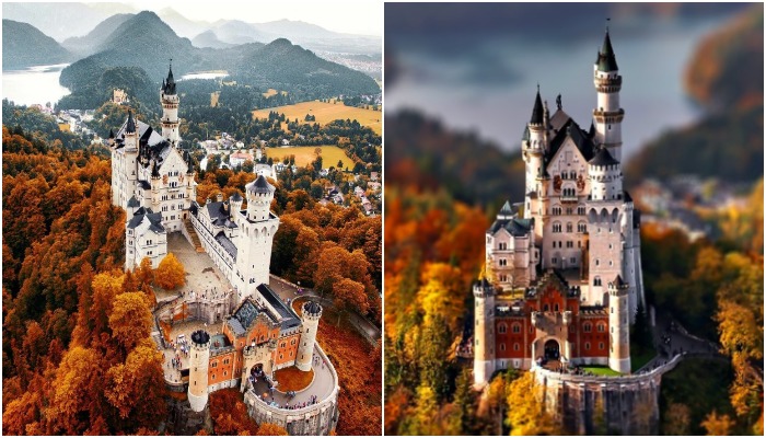 Отправляясь в Германию, не забудьте заглянуть в королевский замок Нойшванштайн, масса впечатлений будет обеспечена (Германия).