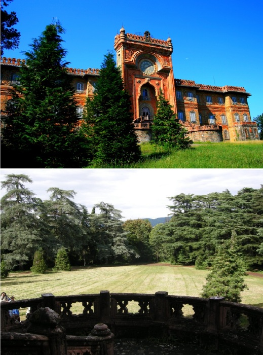 Замок расположен среди живописного парка, который садил сам владелец и автор проекта (Castello di Sammezzano, Италия).