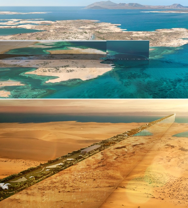 Здание-город Mirror Line протяженностью 170 км (!). Здание-город Mirror Line протяженностью 170 км (!).