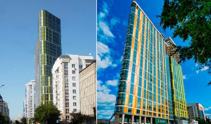 ЖК «Тринити» входит в десятку самых высоких зданий Екатеринбурга.