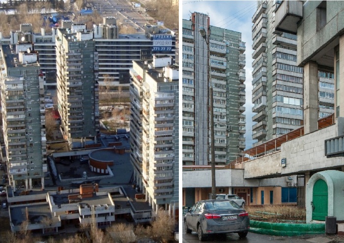 Теперь экспериментальный жилой комплекс ничем не примечателен, хотя его проект лег в основу современных высоток для элитных жильцов (ЖК «Лебедь», Москва).