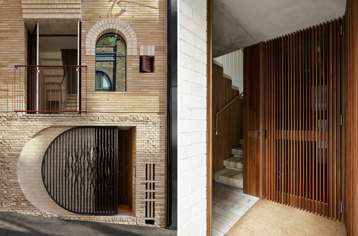 На нижнем уровне располагается офис дизайн-студии (JB Green, Сидней). На нижнем уровне располагается офис дизайн-студии (JB Green, Сидней).