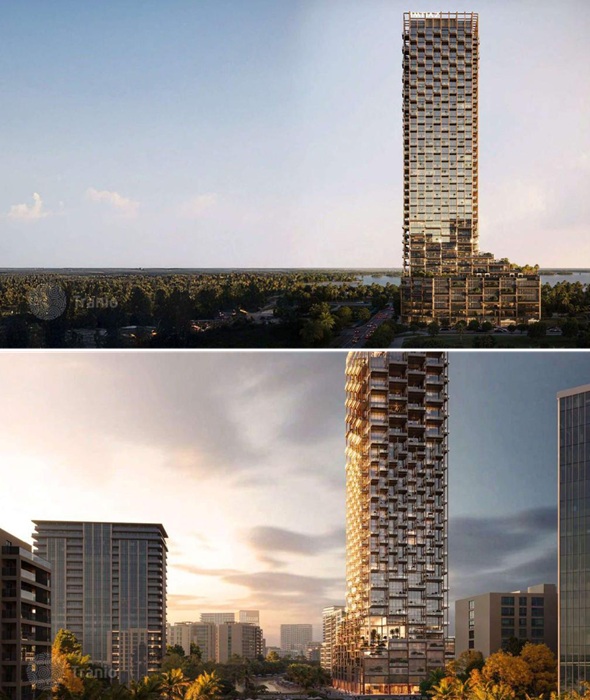 160-метровая башня украсит горизонт Дубая. 160-метровая башня украсит горизонт Дубая.