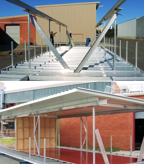 Строительство плавучего дома велось с нуля.