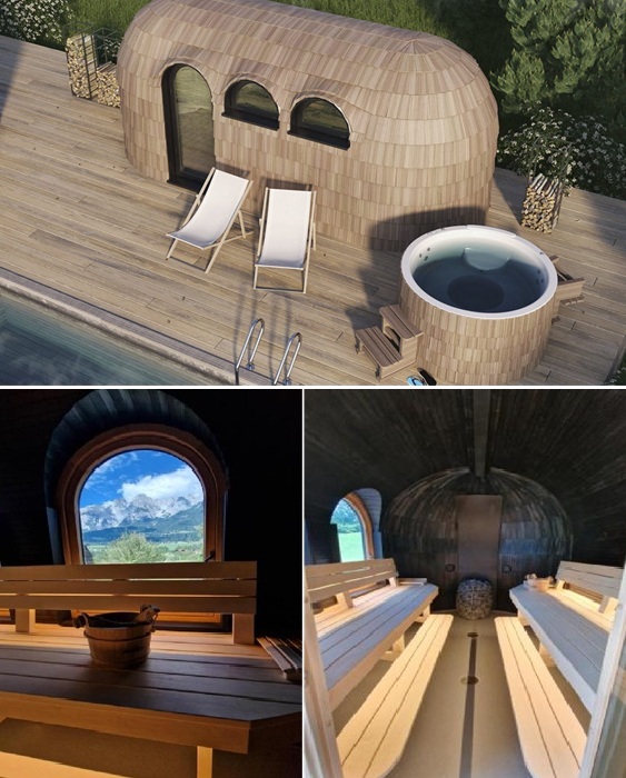 Столь очаровательными могут быть и сауны с банями. Столь очаровательными могут быть и сауны с банями.