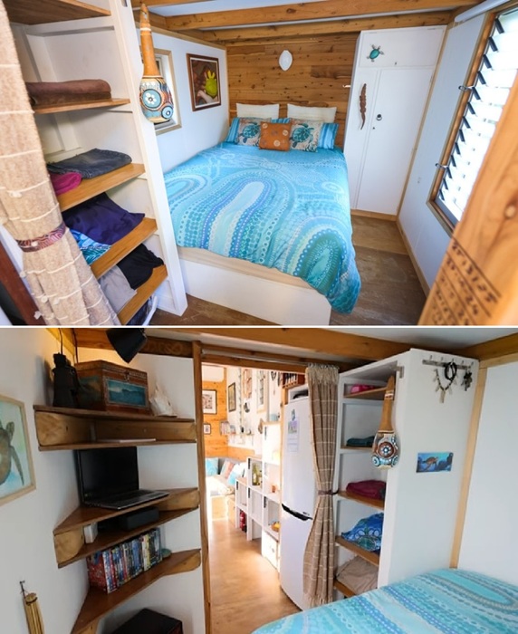 Спальная комната Шейна обустроена на нижнем уровне. Спальная комната Шейна обустроена на нижнем уровне.