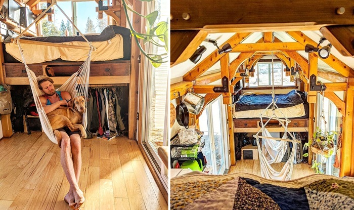 Гамаки стали местом отдыха.