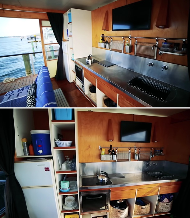 Прекрасно оборудованная кухня позволяет наслаждаться домашней едой.