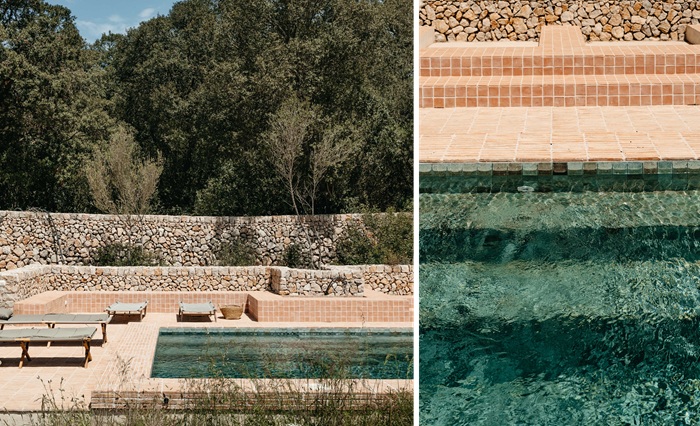 На территории обустроили бассейн с лаундж-зоной (San José Villa).