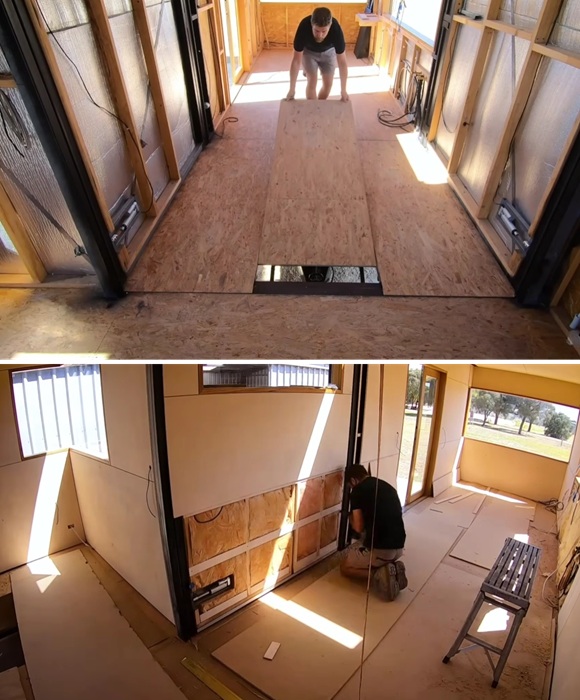 Фил потратил 4 года на строительство и обустройство двух крошечных домов. 