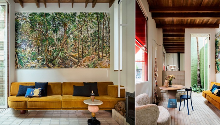 Гостиная с выходом на террасу (JB Green, Сидней). Гостиная с выходом на террасу (JB Green, Сидней).