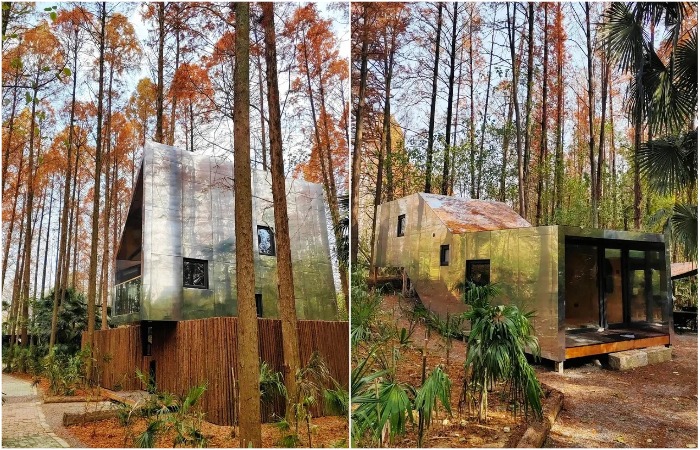 Оригинальные формы лесных домиков. Оригинальные формы лесных домиков.