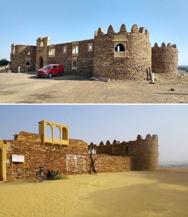 Остатки оборонительной стены форта Хабха (The Golden City, Индия).