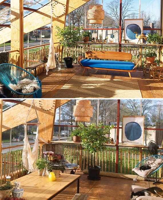 Вроде бы в доме, но почти на улице (CHIBB).