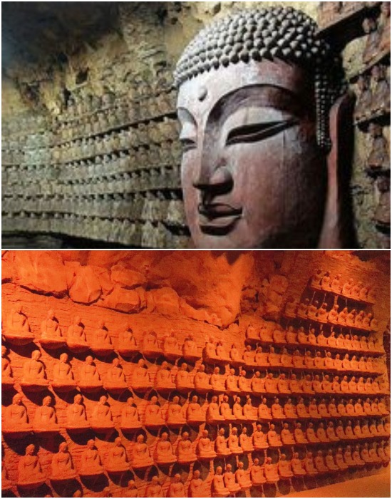 Пещера Тысяч Будд – захватывающее зрелище (Цзинань, Китай).