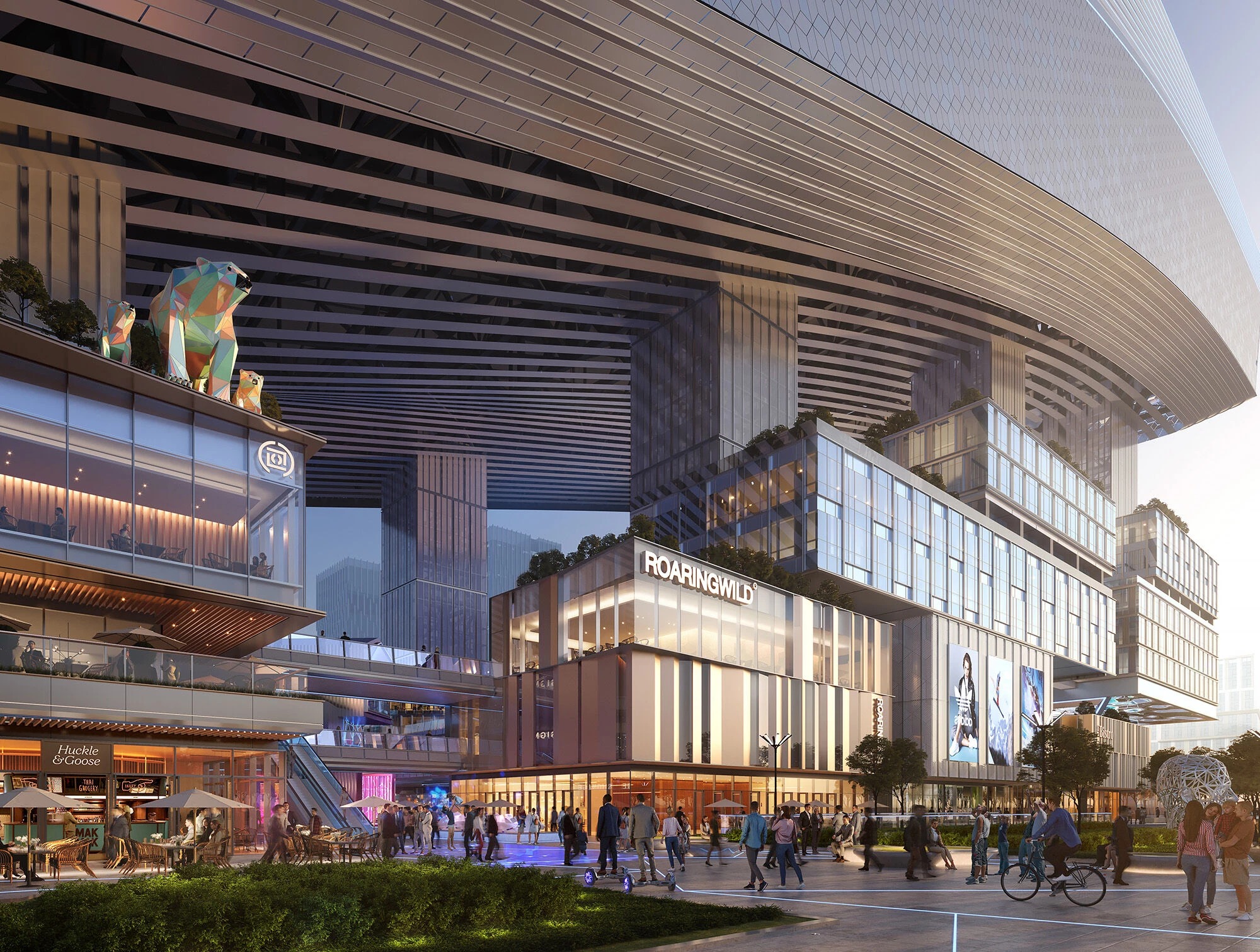 Отдельные объемы кластеров. | Фото: hk01.com. Отдельные объемы кластеров. | Фото: hk01.com.